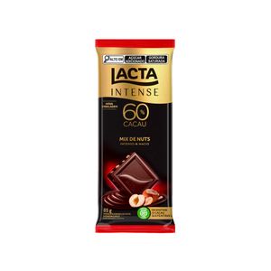 Chocolate Lacta Intense 60% Cacau Mix de Nuts 85g