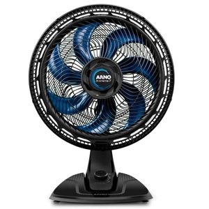 Ventilador de Mesa Arno Preto X-treme 7 40cm 150W 7 Pás VE70 127V