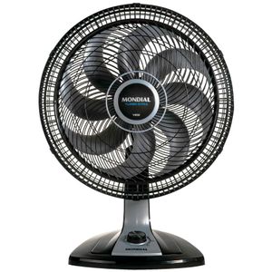 Ventilador de Mesa Preto Super Turbo Mondial 8 Pás 140W VTX-40 127V