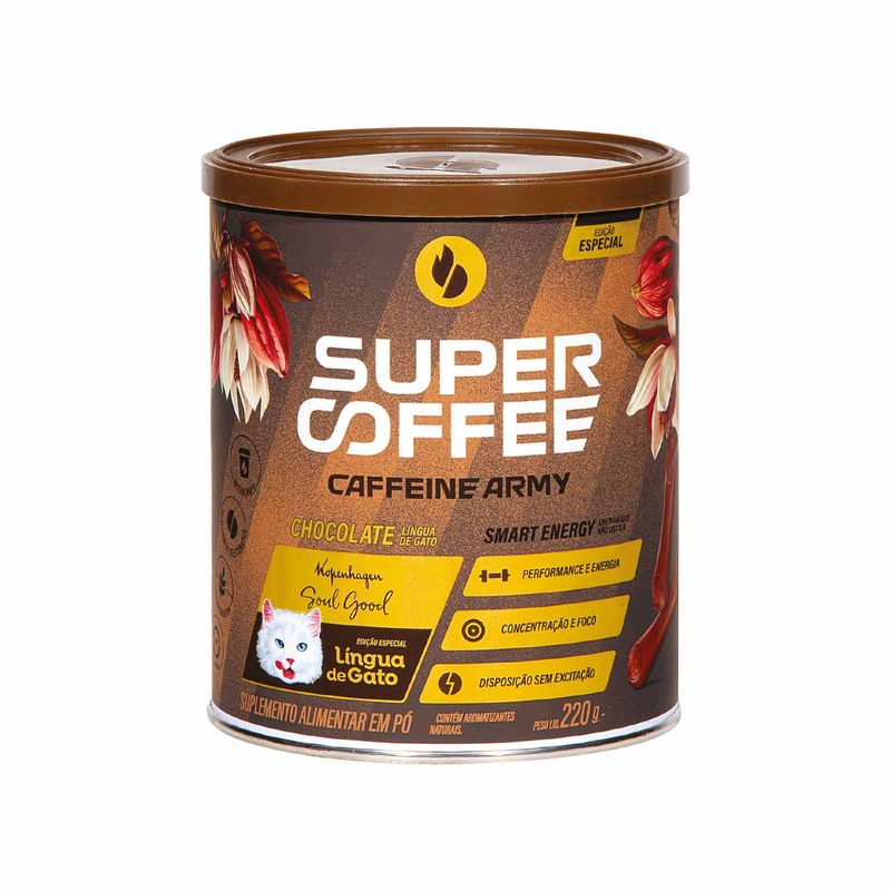 Suplemento-Alimentar-de-Chocolate-Lingua-de-Gato-SuperCoffee-Caffeine-Army-220g-Zaffari-00