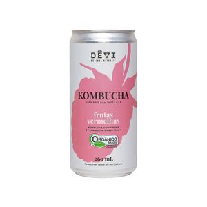 Kombucha Orgânica Frutas Vermelhas Dêvi 269ml