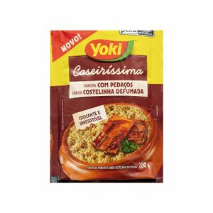 Farofa de Mandioca com Pedaços Sabor Costelinha Defumada Yoki 200g