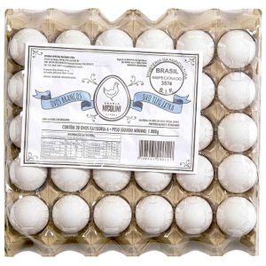 Ovos Brancos Extra Granja Nicolini 30 unidades