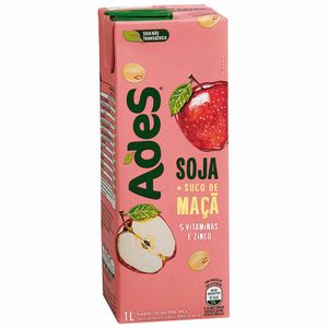 Bebida de Soja Maçã Ades 1 Litro