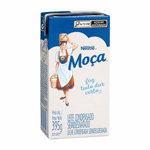 Leite Condensado Semidesnatado Moça Nestlé Caixa 395g