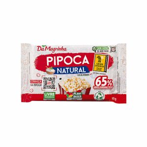 Pipoca para Micro-ondas Integral Natural com Sal Da Magrinha 90g