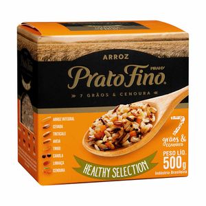 Arroz 7 Grãos e Cenoura Healthy Selection Prato Fino 500g