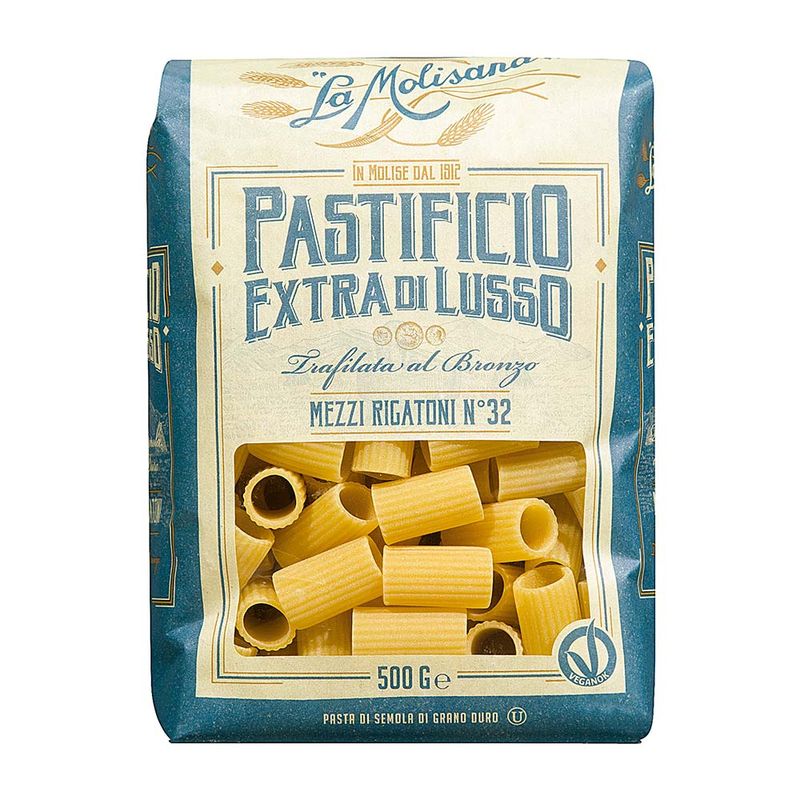 Massa-Mezzi-Rigatoni-Pastificio-Extra-di-Lusso-nº32-La-Molisana-500g-Zaffari-00