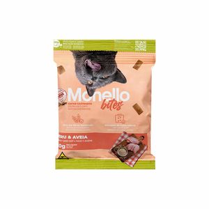 Petisco para Gatos Castrados Monello Bites Peru & Aveia 80g