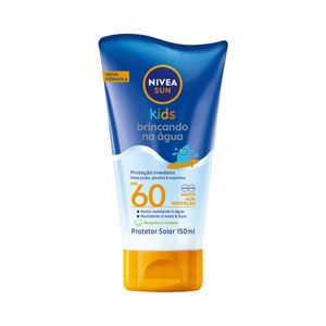 Protetor Solar Nivea Sun FPS60 Kids Brincando na água 150ml