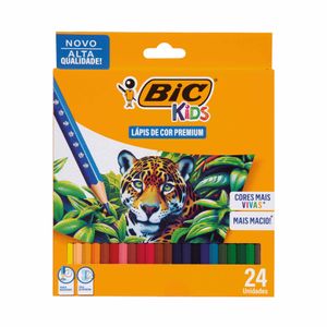 Lápis de Cor Premium Kids 24 cores 524158 Bic