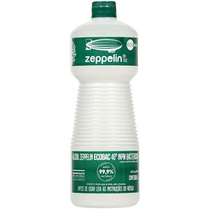 Álcool Líquido 46% INPM Ecobac Eucalipto Zeppelin 1 Litro