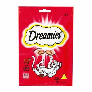 Petisco para Gatos Dreamies Carne 80g