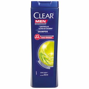 Shampoo Anticaspa Clear Men Controle e Alívio da Coceira 400ml