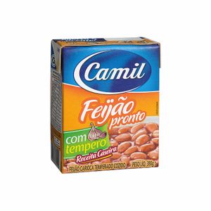 Feijão-carioca Pronto com Tempero Camil 380g