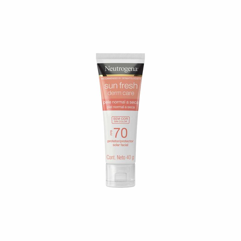 Protetor-Solar-Facial-Neutrogena-FPS70-Sun-Fresh-Derm-Care-Pele-Normal-a-Seca-40g-Zaffari-00