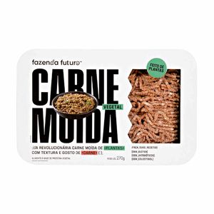 Carne Moída Vegetal Congelada Fazenda Futuro 270g