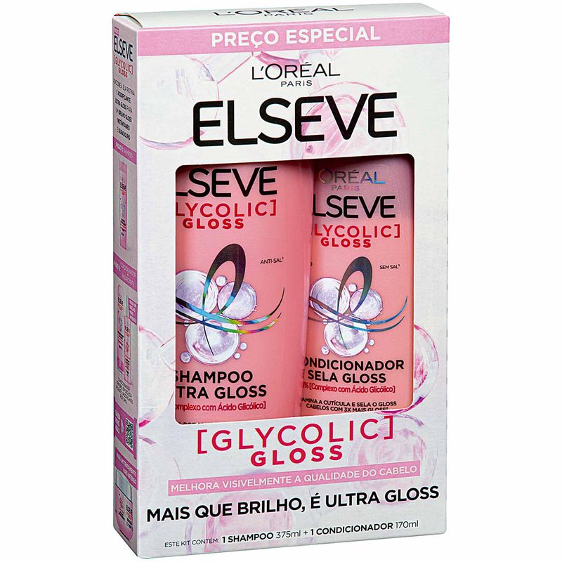 Conjunto-Shampoo-375ml---Condicionador-170ml-Elseve-L-Oreal-Glycolic-Gloss-Zaffari-00