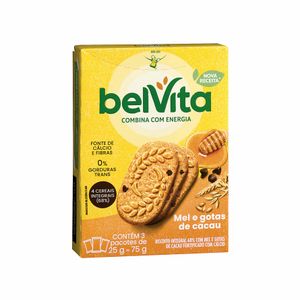 Biscoito de Mel e Gotas de Cacau belVita 75g