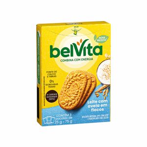 Biscoito ao Leite com Grãos de Aveia belVita 75g