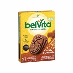 Biscoito de Cacau e Cereais belVita 75g