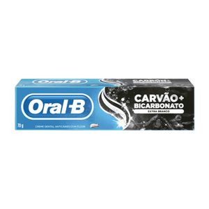 Creme Dental Oral-B Carvão Bicarbonato 70g