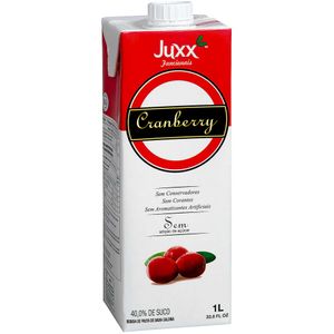 Bebida de Fruta Cranberry sem Adição de Açúcar Juxx 1 Litro