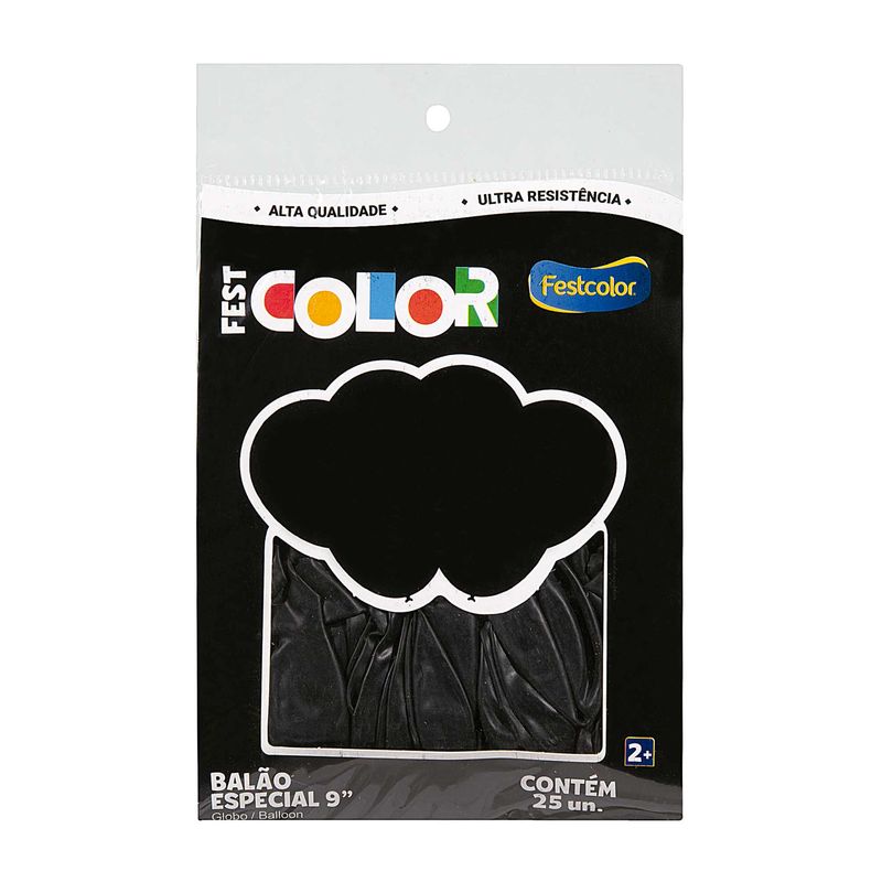 Balao-para-Festa-Preto-n°9-Festcolor-com-25-unidades-Zaffari-00