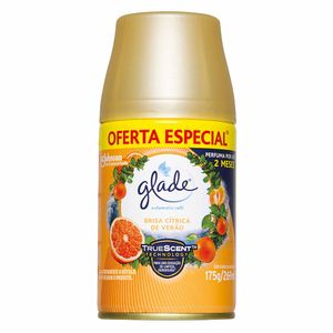 Odorizador Automatic Refil Brisa Cítrica de Verão Glade 269ml Embalagem Promocional