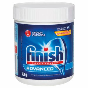 Detergente em Pó para Máquinas Lava-louças Finish Advanced 450g