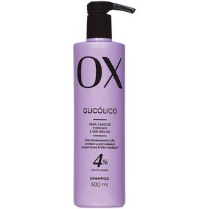 Shampoo OX Glicólico para Cabelos Porosos e sem Brilho 500ml