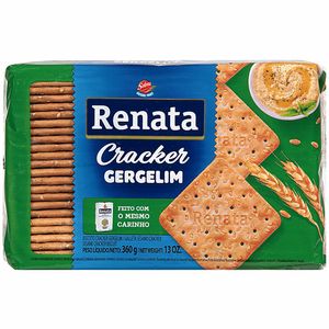 Biscoito Cream Cracker Gergelim Renata 360g