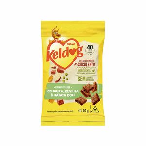 Bifinho para Cães Keldog Kelco Cenoura Ervilha Batata Doce 60g