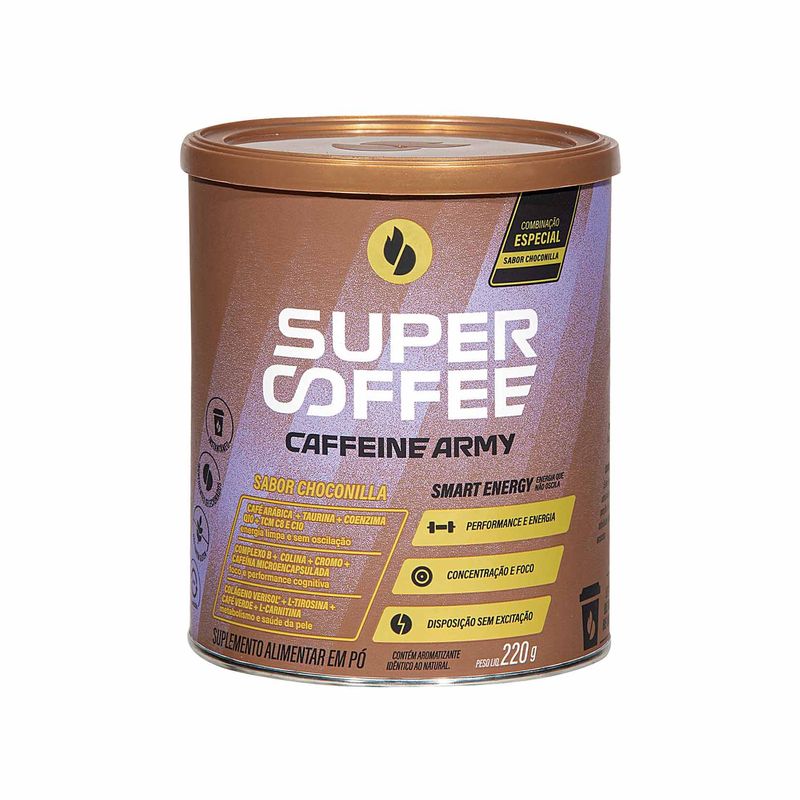 Suplemento-Alimentar-de-Choconilla-SuperCoffee-Caffeine-Army-220g-Zaffari-00