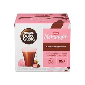 Cápsulas de Bebida Achocolatada Sensação Nescafé Dolce Gusto 10 unidades