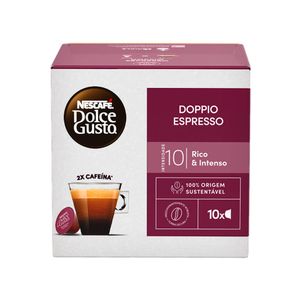 Cápsulas de Café Doppio Espresso Nescafé Dolce Gusto 10 unidades