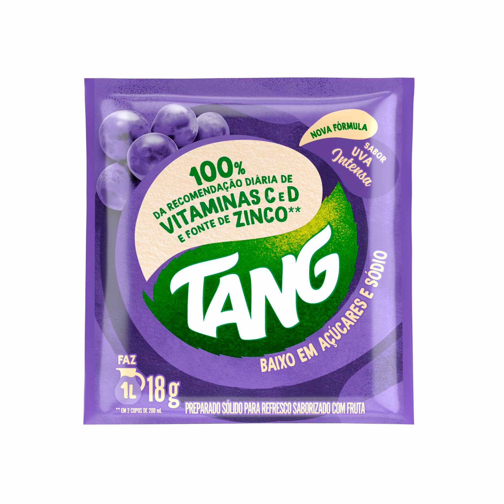 Refresco Tang Sabor Uva Intensa 18g - Zaffari