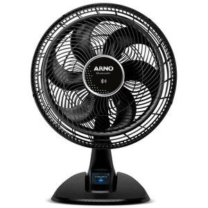 Ventilador de Mesa Arno Preto Ultra Silence Force 40cm Bluetooth 6 Pás VDBT 220V