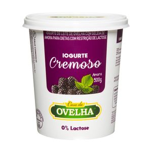 Iogurte com Geleia de Amora Zero Lactose Casa da Ovelha 500g