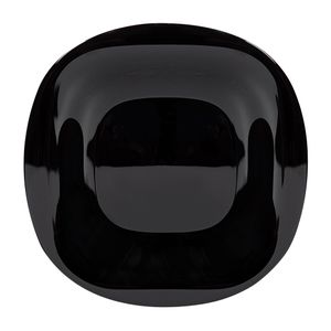 Prato Sobremesa Vidro Preto Carine 19cm Luminarc