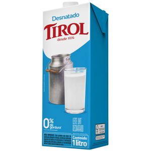 Leite UHT Desnatado Tirol 1 Litro
