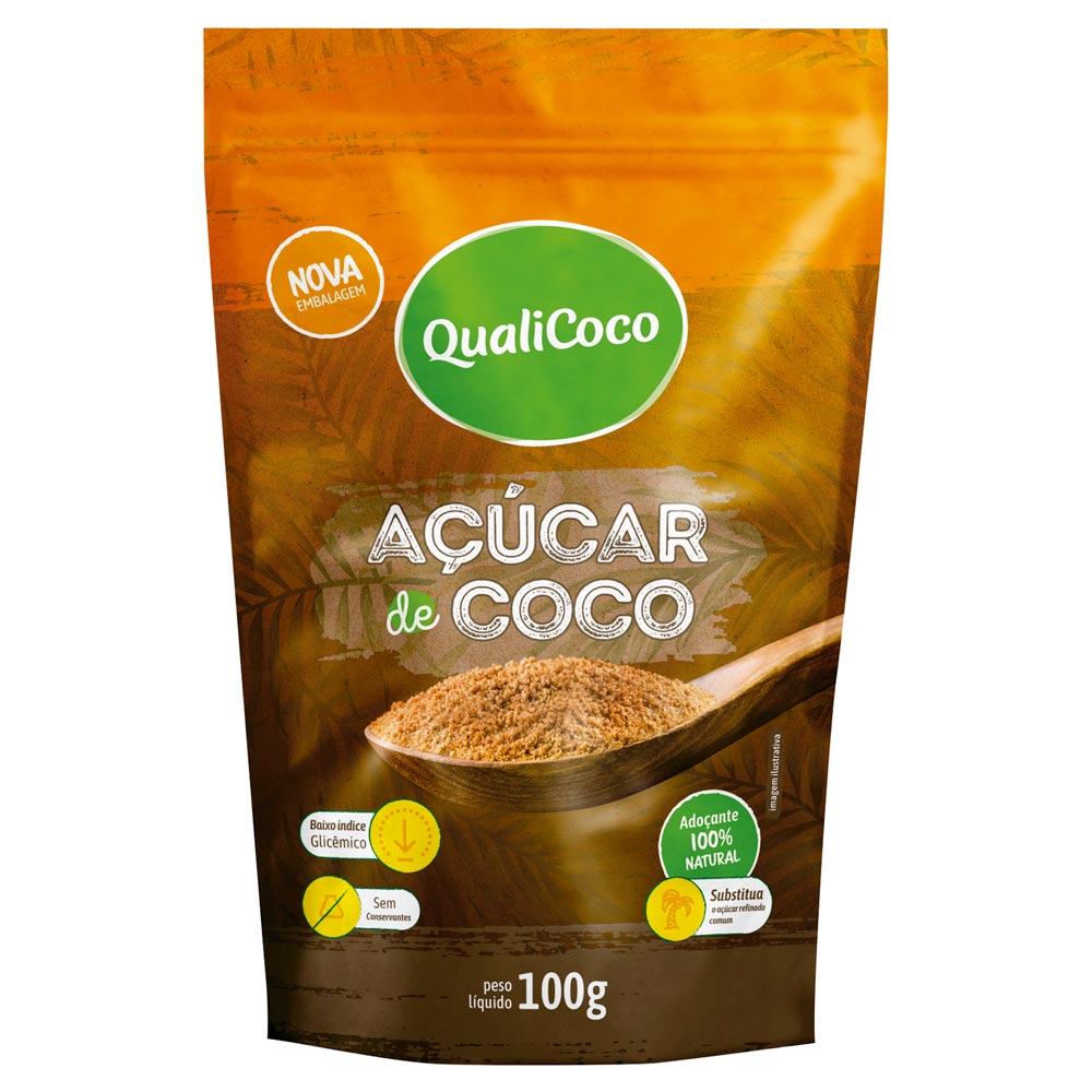 Açúcar de Coco QualiCoco 100g - Zaffari