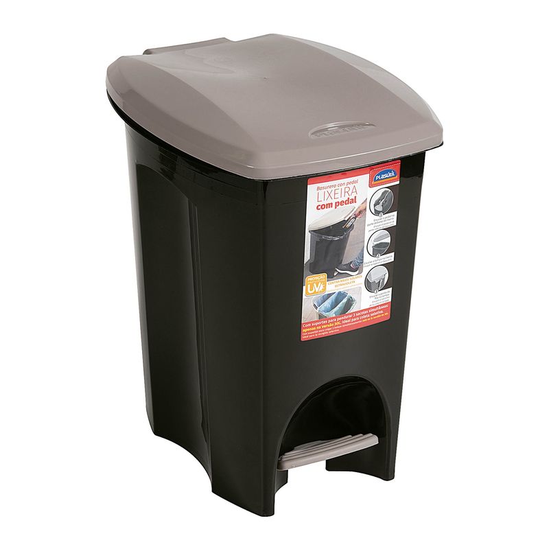 Lixeira-com-Pedal-Multiuso-Preta-EcoBlack-3495-Plasutil-15-Litros-245x36x32cm-Zaffari-00
