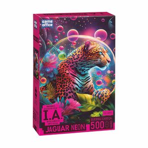 Quebra-Cabeça I.A Jaguar Neon Toyster 500 peças Nano