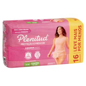 Roupa Íntima Plenitud Femme P/M 16 Unidades
