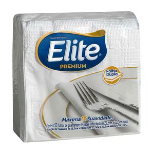 Guardanapos de Papel 22,3x22,3cm Elite Premium 50 unidades