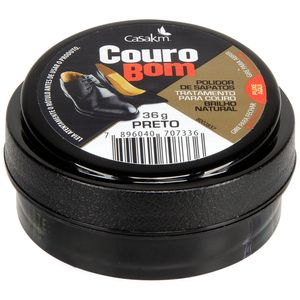 Polidor de Calçados Preto Couro Bom 36g