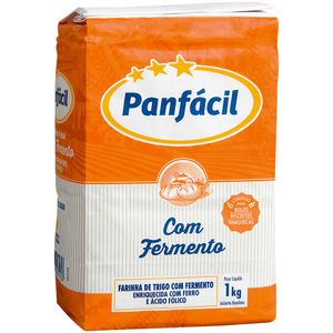 Farinha de Trigo com Fermento Panfácil 1kg