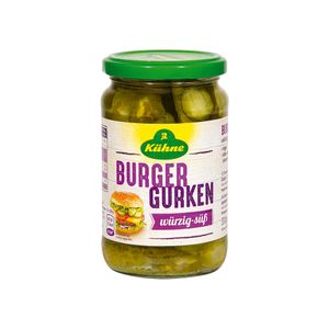 Pepinos em Conserva Burger Gurken Kühne 185g
