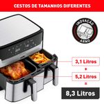 Fritadeira-Air-fryer-Arno-Dual-83-Litros-AFD2-220V-Zaffari-03